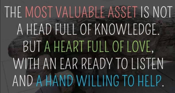 The Most Valuable Asset is.....